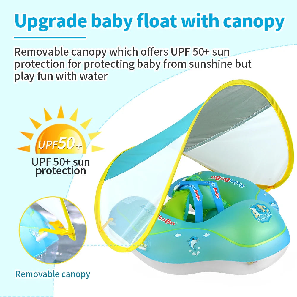 New Upgrades Baby Swimming Float Inflatable Infant Floating Kids Swim Ring Circle Bathing Summer Toys Toddler Rings