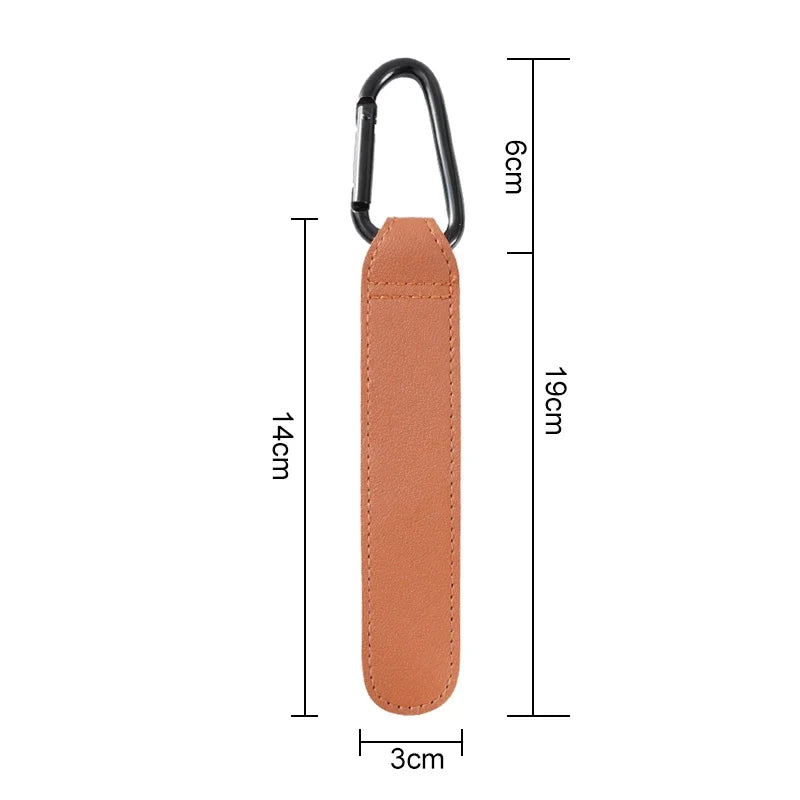 Baby Stroller Hook Fashion PU Leather Adjustable Pram Hook Cart Organizer Diaper Bag Hanger Children Boy Girl Travel Accessories